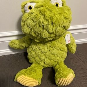 Large 16” papyrus frog plush toy NWT retail $98